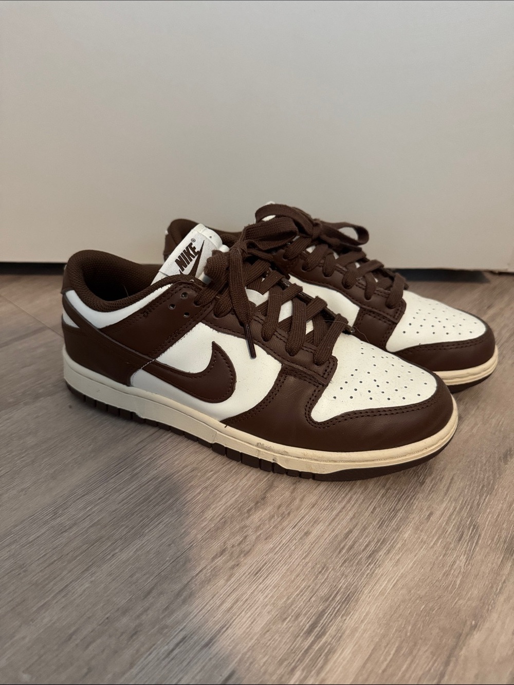 Nike Dunk Low in Brown and White womens 9